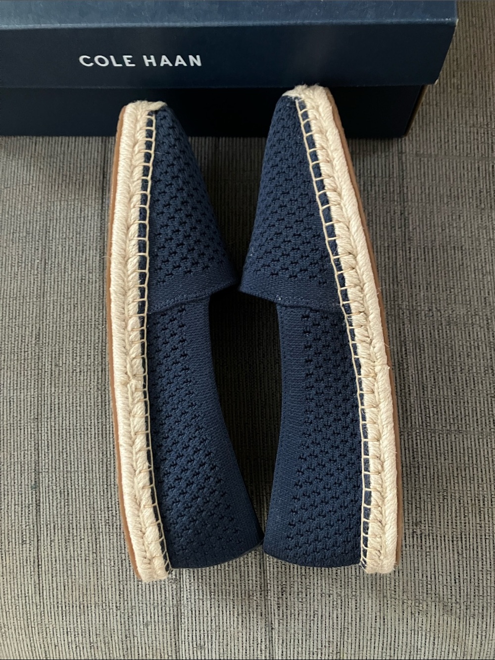 Cole Haan Women’s Navy Cloudfeel Keely Espadrille Slip-On Shoes Size 9 - Picture 5 of 7